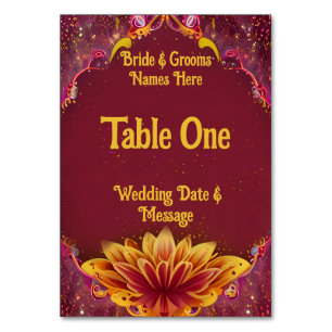 Tarjeta De Mesa Flores eternas: una celebración del amor