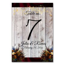 Flores silvestres, cintas y luces - Borgoña