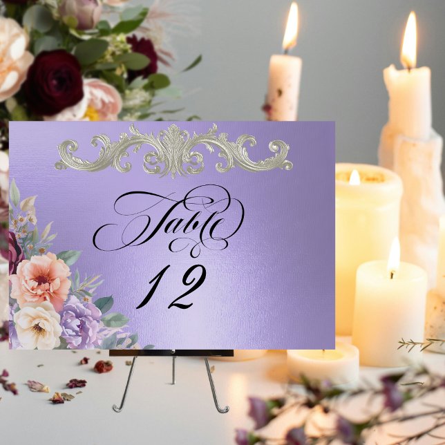Tarjeta De Mesa Flores silvestres de primavera - Lila azul (Subido por el creador)
