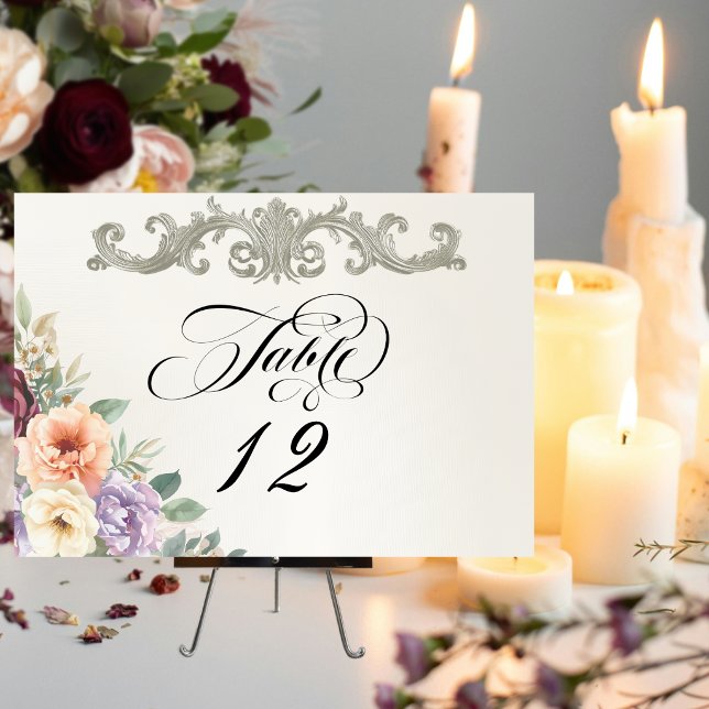 Tarjeta De Mesa Flores silvestres de primavera - Marfil (Subido por el creador)