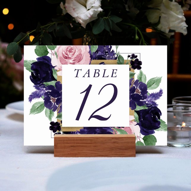 Tarjeta De Mesa Flores | Wreath de la plaza rosa morada y rosa (Subido por el creador)