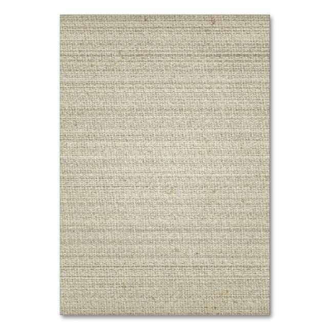 Tarjeta De Mesa Fondo de la línea de algodón (Reverso)