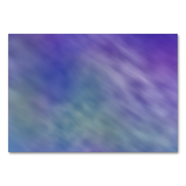 Tarjeta De Mesa Fondo profundo del cielo color arcoiris (Anverso)