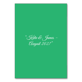 Tarjeta De Mesa Fondo verde plano de la Fábrica de la Moneda - Dis