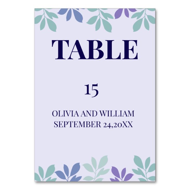 Tarjeta De Mesa Forever Comienza Aquí: Un Boda (Anverso)