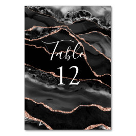 Tarjeta de mesa formalmente de Purpurina de oro de