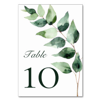 Tarjeta De Mesa Foto de Boda con Pincelada Moderna | Azul Marino