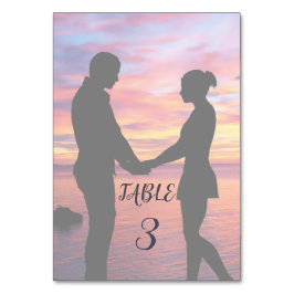 Tarjeta De Mesa Foto de Boda opaca ✨ bello pozo