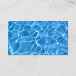 Tarjeta De Mesa Foto de Piscina Azul Acuática