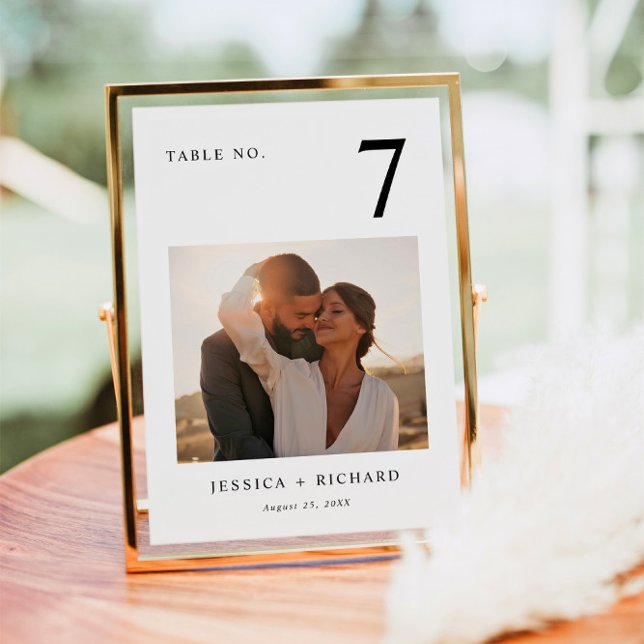 Tarjeta De Mesa Foto moderna de Boda mínimo (Subido por el creador)