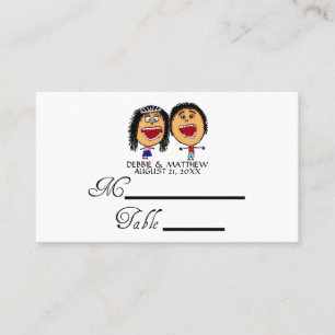 Tarjeta De Mesa Funny Boda Place Cards