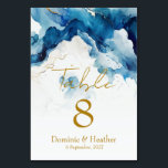 Tarjeta De Mesa Gala de Sueños de Mármol AZUR<br><div class="desc">¡Hecho para ti!</div>