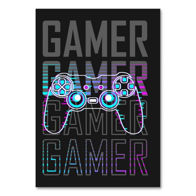 Tarjeta De Mesa Gamer con controlador (Anverso)
