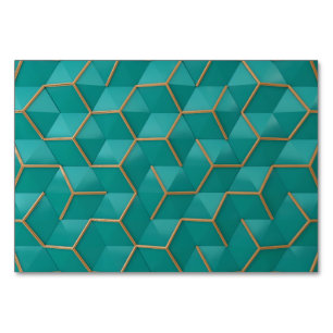 Tarjeta De Mesa geométrico