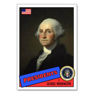 Tarjeta De Mesa George Washington Baseball Card