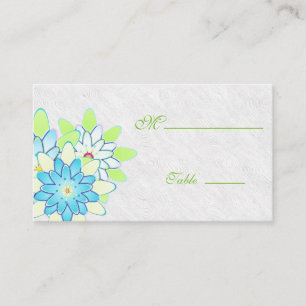 Tarjeta De Mesa Gerbera Daisy Green Place Card para Ocasión
