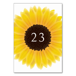 Tarjeta De Mesa Girasol
