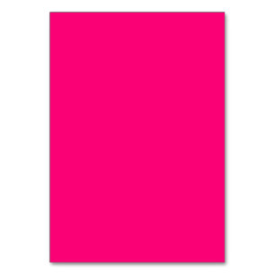 Tarjeta De Mesa Girly Fuchsia Personalizado rosa fondo amigable