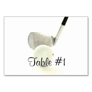 Tarjeta De Mesa Golf