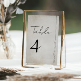 Tarjeta De Mesa Gótico elegante con problemas