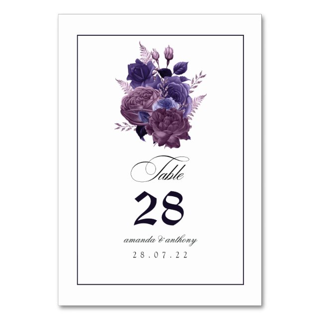 Tarjeta De Mesa Gótico vintage (Anverso)