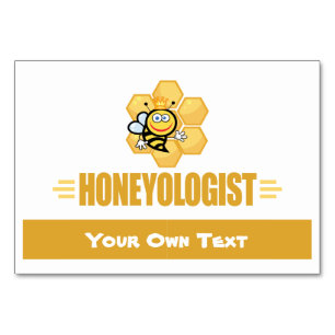 Tarjeta De Mesa Gracioso Honey Bee
