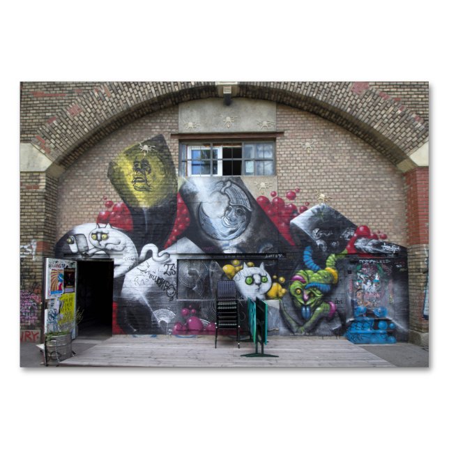 Tarjeta De Mesa Graffiti En Stadtbahnbogen, Wien Österreich (Anverso)