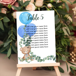 Tarjeta De Mesa Gráfica De Asientos Oh Niño Que Podemos Esperar