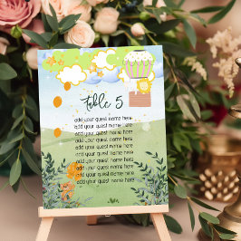 Tarjeta De Mesa Gráfico de asientos La aventura comienza género ne