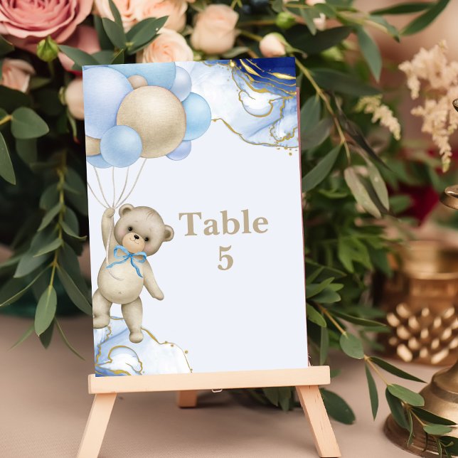 Tarjeta De Mesa Gráfico de asientos que podemos esperar globo azul (Subido por el creador)