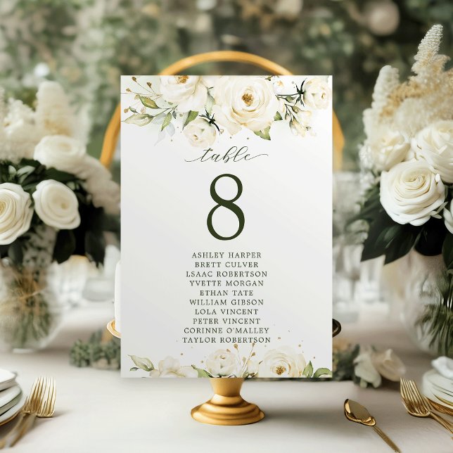 Tarjeta De Mesa Gráficos de asientos rosa y elegantes para bodas (Subido por el creador)