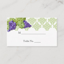Tarjeta De Mesa Grapevine Garden Bodas