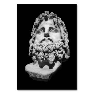 Tarjeta De Mesa Greco Roman Bust