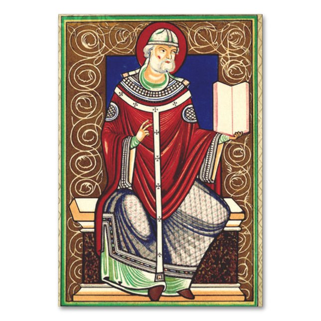 Tarjeta De Mesa Gregorio el Grande (Anverso)