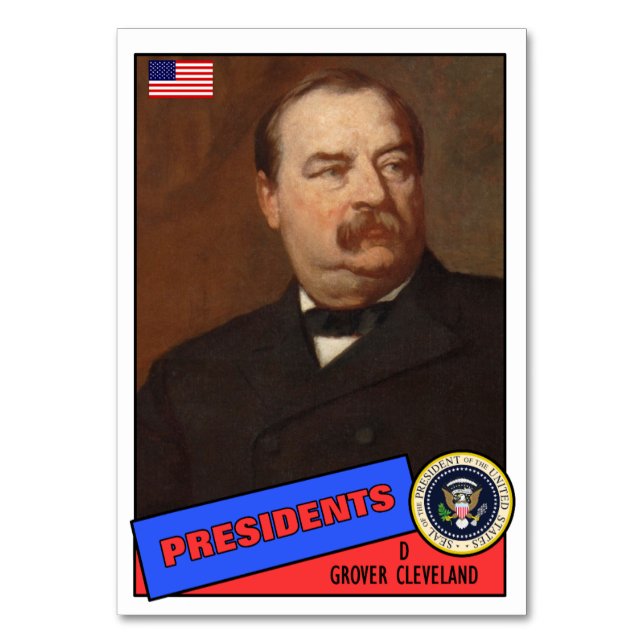 Tarjeta De Mesa Grover Cleveland Baseball Card (Anverso)