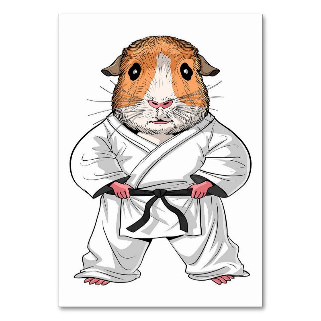 Tarjeta De Mesa Guinea Pig Cute Animals Perfect Gift Ideas (Anverso)