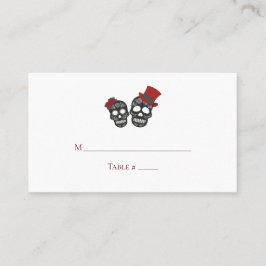 Tarjeta De Mesa Hasta que la muerte nos haga parte | BODA