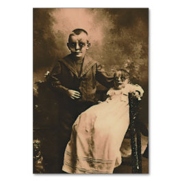 Tarjeta De Mesa Hermanos Zombie