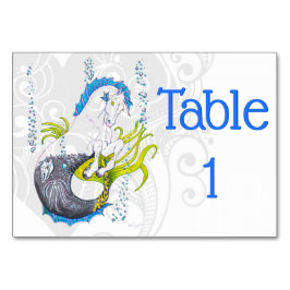 Tarjeta De Mesa Hippocampus (cráneo) con corazón gris