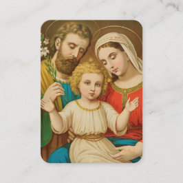 Tarjeta De Mesa Holy Family Catholic Prayer Card