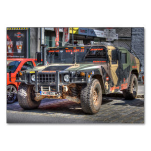 Tarjeta De Mesa Hummer H1