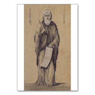 Tarjeta De Mesa Icono de San Elías el Profeta Arte Sagrado
