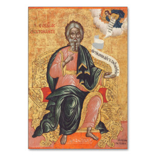 Tarjeta De Mesa Icono ortodoxo de San Andrés el Apóstol