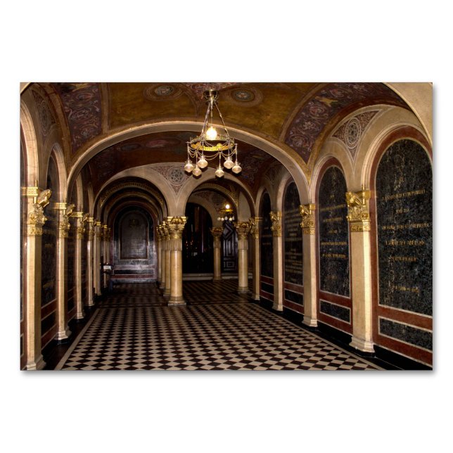 Tarjeta De Mesa Iglesia Ortodoxa Griega de la Santísima Trinidad (Anverso)