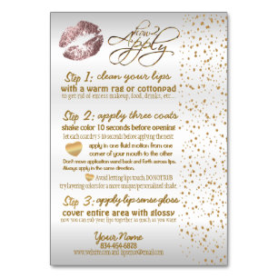 Tarjeta De Mesa Instrucciones para el Rosa y el laberinto de oro