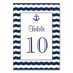 Tarjeta De Mesa Invitaciones de boda Número de cuadro de la Mari