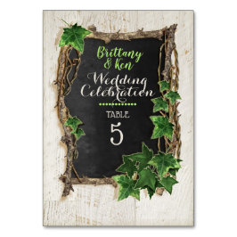 Tarjeta De Mesa Ivy y Willow Boda