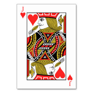 Tarjeta De Mesa Jack of Hearts