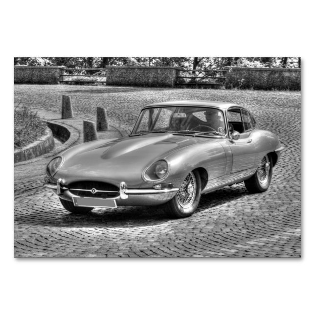 Tarjeta De Mesa Jaguar E-Type (Anverso)