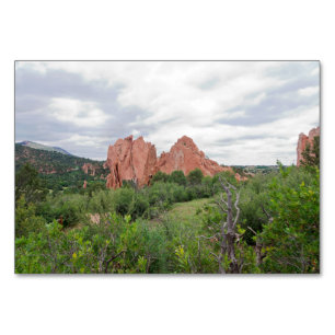 Tarjeta De Mesa Jardín de los Dioses Monolito y Llanuras